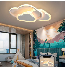 Світлодіодний світильник у вигляді 3-х білих хмаринок