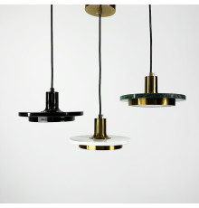 Підвіс Lumina із чорним мармуровим плафоном LED в стилі Ар-деко