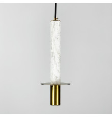 Підвіс Aurea із білим мармуровим плафоном в стилі Ар-деко