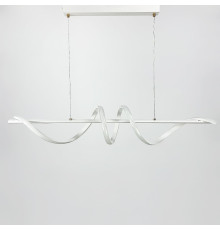 Видовжена люстра Wave у білому корпусі 100 см