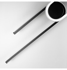 Настінний LED світильник білий з чорним