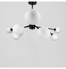 Стельова чорна люстра Grand Bunch на 9 плафонів Ø 110 см