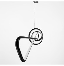 Сучасна чорна люстра AVIZE у корпусі 85 см