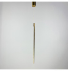 Лінійні підвісні світильники у латунному каркасі довжиною 60 см