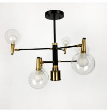 Люстра на 6 ріжків з поворотними плафонами у двох кольорах