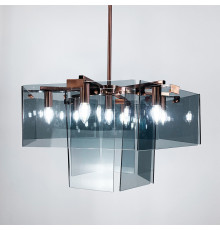 Люстра із декоративними графітовими пластинами