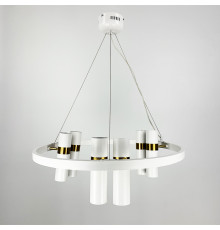 Cвітильник білий Spoor на тросах зі спотами