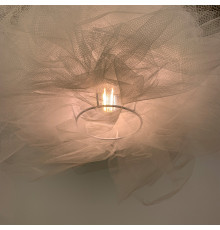 Світильник підвісний із фатиновим абажуром