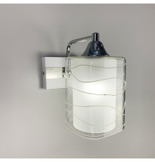 Бра в білому корпусі на 1 плафон