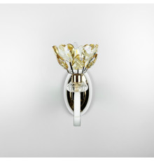 Бра в золотому корпусі із кришталевою квіткою