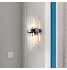 Кришталеве бра у хромованому каркасі