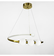 Латунна LED люстра з акриловими кульками Ø 60 см