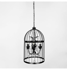 Люстра із кришталевим камінням на 4 лампи