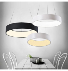 LED світильник підвісний у чорному корпусі