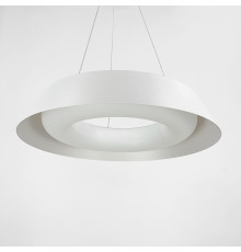 LED світильник підвісний круглий в білому корпусі