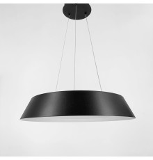 LED світильник підвісний круглий у чорному корпусі
