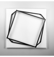 Стельовий світильник Square у чорно-білому каркасі