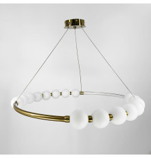 Люстра Nordic Pearl з плафонами-перлинками 4000K Ø 80 см