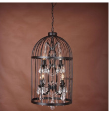 Люстра із кришталевим камінням на 8 ламп