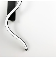 Видовжене бра Gemo Led  у чорному корпусі 60 см