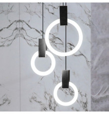 Кільцевий підвіс у чорному корпусі Ø 20 см