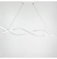 Видовжена люстра Gemo Led  у білому каркасі 120 см