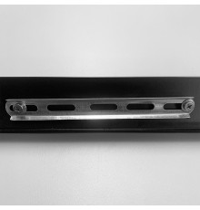 Подвійна прямокутна стельова основа у чорному кольорі 25х5х2 см