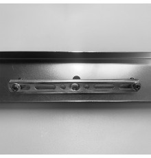 Потрійна прямокутна стельова основа у кольорі хром 50х6х2,5 см