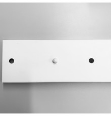 Прямокутна стельова основа біла 70х9х2,5 см на 5 підвісів