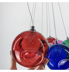 Яскравий світильник Восса Multicolor на 19 кольорових плафонів