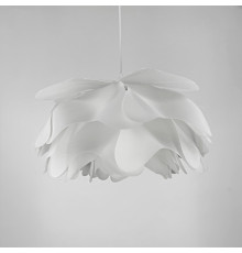 Підвісний світильник у формі білої квітки Ø 45 см Е27 + 3 режими
