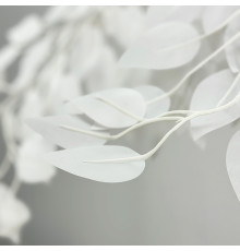 Підвісний білий світильник TRIO у флористичних мотивах d110 см