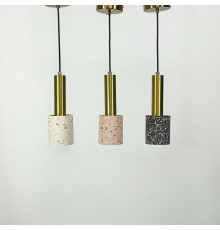 Підвіс MELODY із сірим бетонним плафоном в стилі Ар-деко