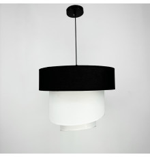 Дизайнерська люстра IONOS 1 з текстильним абажуром