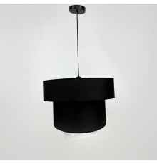 Дизайнерська люстра IONOS 2 з текстильним абажуром