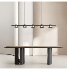 Видовжена люстра HILDFRID на 5 плафонів у корпусі 120 см