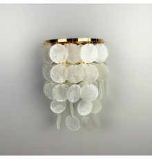 Золоте бра ATHELIA із перламутровими пластинами