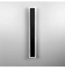 Сучасні лінійні бра в чорному корпусі 40 см