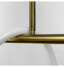 Латунна видовжена люстра ELISION з гнучкою LED стрічкою 120 см