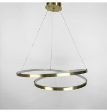 Латунна підвісна люстра SCRIBBLE RING Ø 60 см