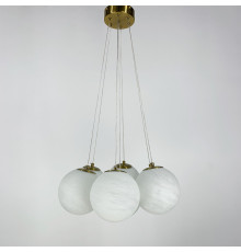 Люстра-пучок на 7 мармурових плафонів