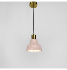 Підвіс Terrazzo Toco із рожевим бетонним плафоном  в стилі Ар-деко