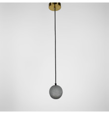 Підвіс MOON CONCRETE у вигляді сірої бетонної кулі