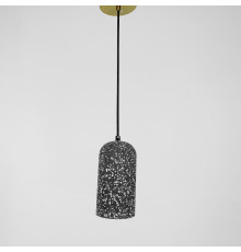Підвіс Terrazzo Dome із чорним бетонним плафоном 18х10 см