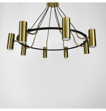 Підвісна латунна люстра ZION на 8 спотів