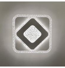 Стельовий або настінний світильник Ø 25 см з прозорим акрилом з бульбашками 