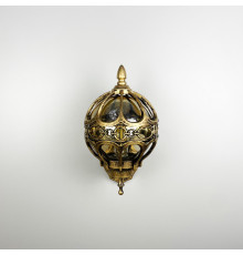 Вуличний настінний ліхтар у кольорі застаріле золото