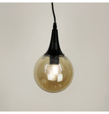 Підвісний світильник GOLF з янтарним плафоном