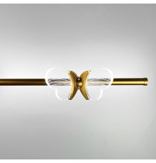 Бра у золотому корпусі з метеликом справа