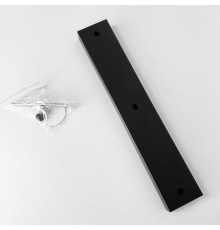 Подвійна прямокутна стельова основа у чорному кольорі 35х6х2,5 см